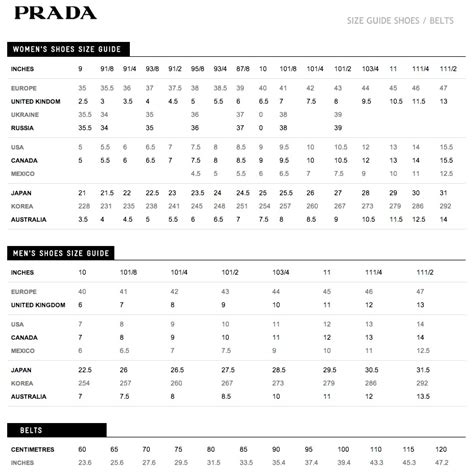 prada tabela rozmiarow|prada purses size chart.